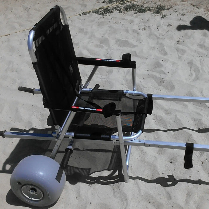Crosswind Concepts 1600 - All-Terrain Emergency Chair for Beach, Snow & Stairs