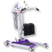 Dansons SA350 Compact Electric Stand Assist Patient Lift - 350 lbs Capacity includes Universal Sling with Head Support - Left Side View