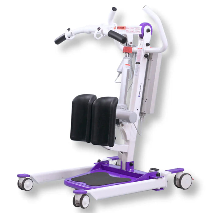 Dansons SA350 Compact Electric Stand Assist Patient Lift - 350 lbs Capacity includes Universal Sling with Head Support