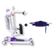 Dansons SA350 Compact Electric Stand Assist Patient Lift - 350 lbs Capacity includes Universal Sling with Head Support