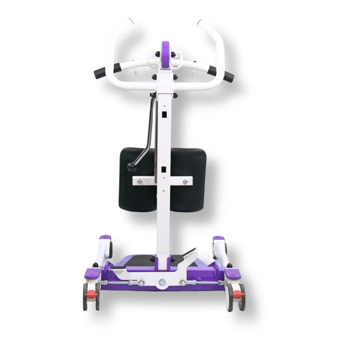 Dansons SA350H Hydraulic Stand Assist Lift with Free Sling – Compact Manual Sit-to-Stand Transfer Aid -350 lbs Capacity