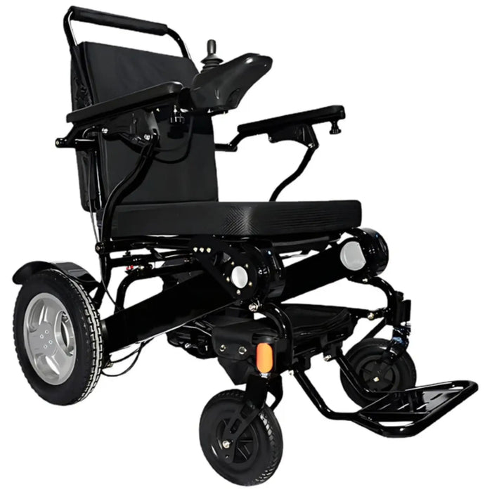 Discover Mobility Electra 7 HD Wide Bariatric Foldable Wheelchair - Black