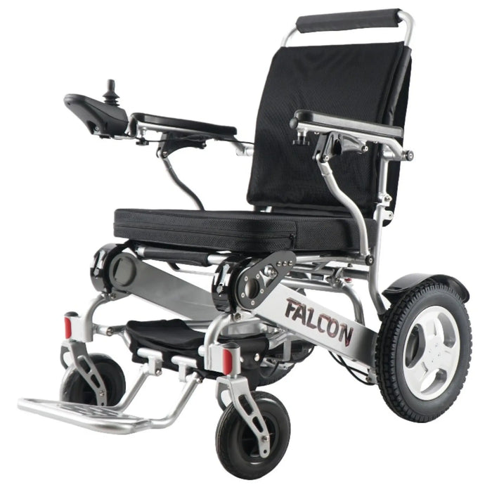 Discover Mobility Falcon Foldable Power Wheelchair - Silver