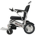 Discover Mobility Falcon Foldable Power Wheelchair - Silver Side View