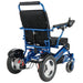 Discover Mobility Falcon Foldable Power Wheelchair - Blue back