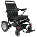 Discover Mobility Falcon Foldable Power Wheelchair - Black Side View