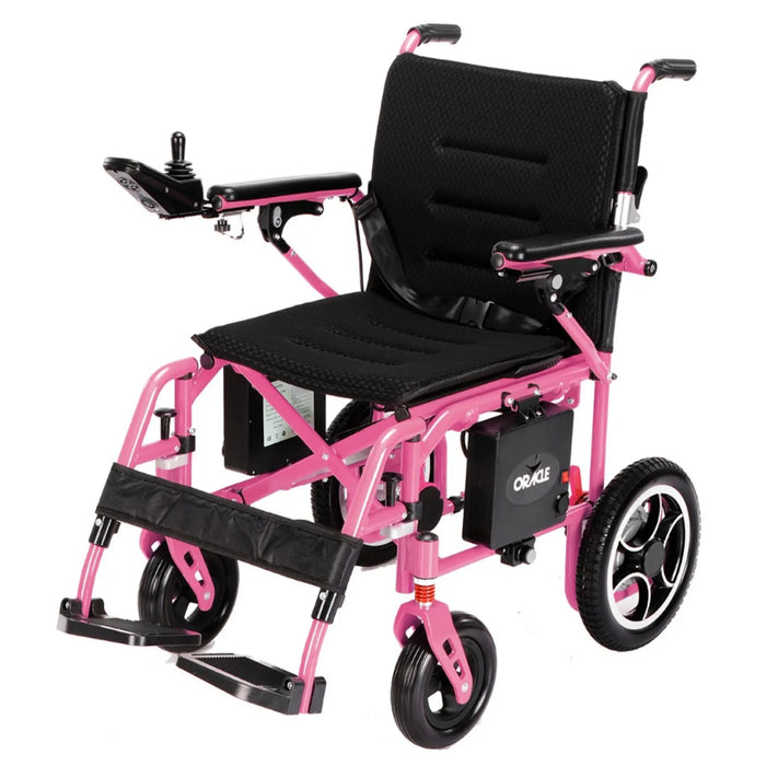 Discover Mobility Oracle Super Light Power Wheelchair Pink Frame