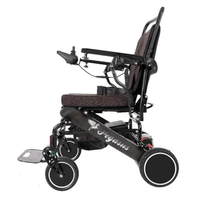 Discover Mobility Pegasus Carbon Fiber Wheelchair - Black Side View