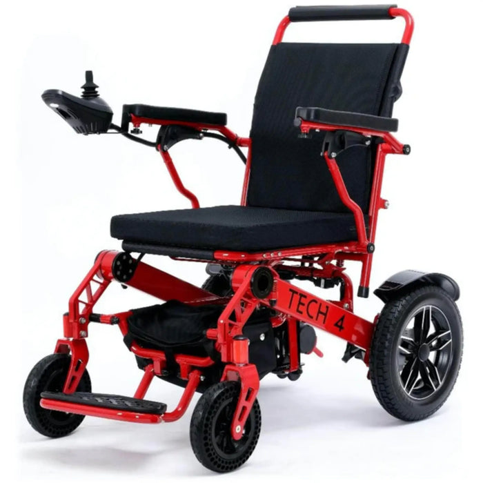 Discover Mobility Tech 4 Remote Control Power Wheelchair Red