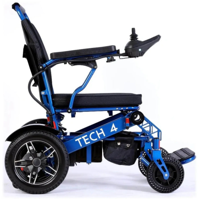 Discover Mobility Tech 4 Remote Control Power Wheelchair Blue