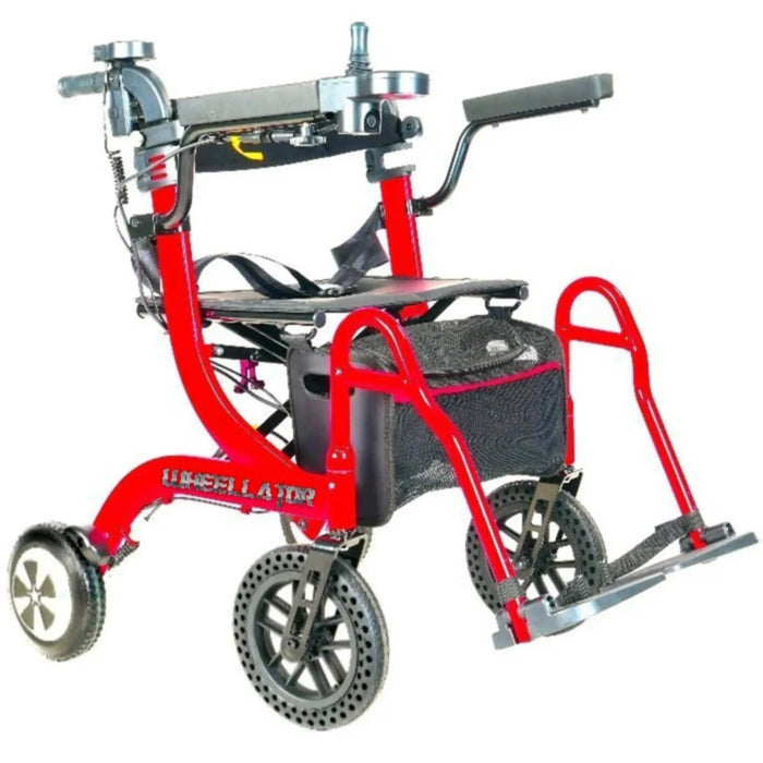 Discover Mobility Wheellator 3 In 1 - Hybrid Power Wheelchair - Red