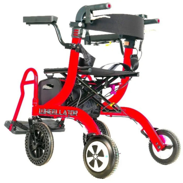 Discover Mobility Wheellator 3 In 1 - Hybrid Power Wheelchair - Red