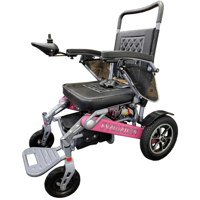 Discover Mobility Evaluation Automatic Folding Power Wheelchair Pink