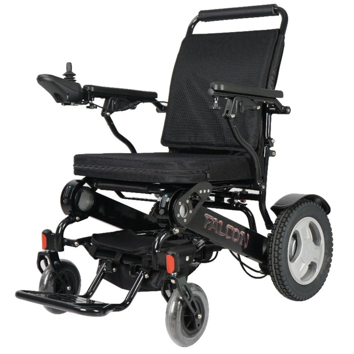 Discover Mobility Falcon Foldable Power Wheelchair - Black