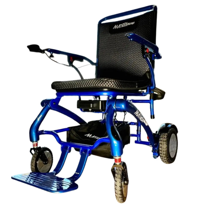 Discover Mobility Matrix Ultra Carbon Fiber Wheelchair - Blue