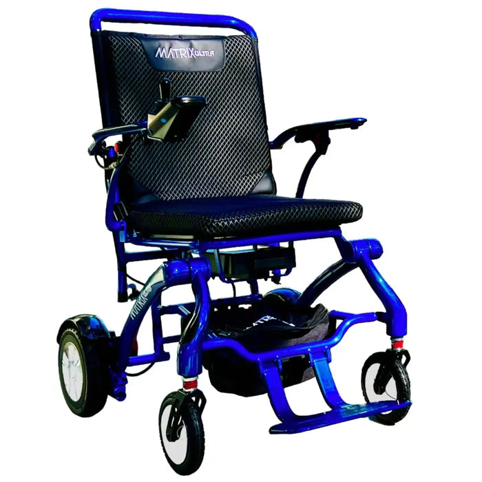 Discover Mobility Matrix Ultra Carbon Fiber Wheelchair - Blue