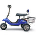 EWheels EW-19 3-Wheel Mobility Scooter - Blue Side view