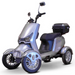 EWheels EW-75 4-Wheel Mobility Scooter - Silver