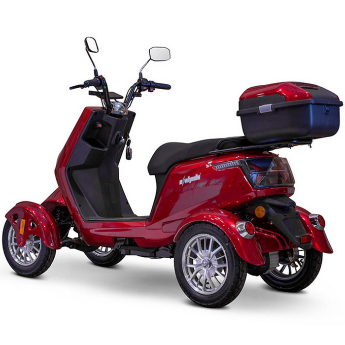 EWheels EW-75 4-Wheel Mobility Scooter - Red Back View