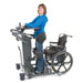 EasyStand StrapStand with Strap on the Patient and fit to the Wheelchair