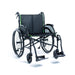 Father Mobility Chair HD 450lbs Black wheelchair with green accents on a white background