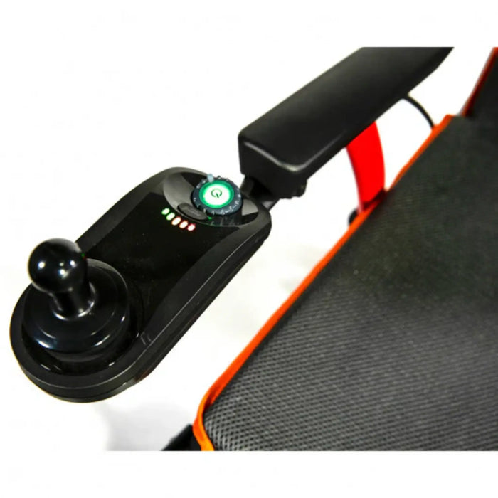 Feather Electric Foldable Wheelchair 33lbs - Lightweight Wheelchair - Joy Stick Controller