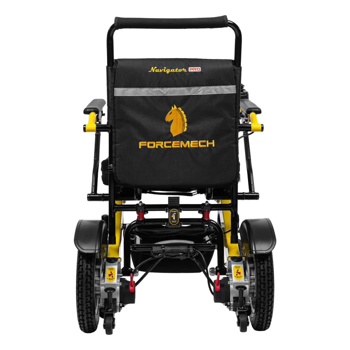 Forcemech Navigator Pro Folding Electric Wheelchair Back View