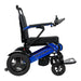 Forcemech Navigator Pro Folding Electric Wheelchair - Blue Frame Side View