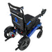 Forcemech Navigator Pro Folding Electric Wheelchair - Upper View Blue