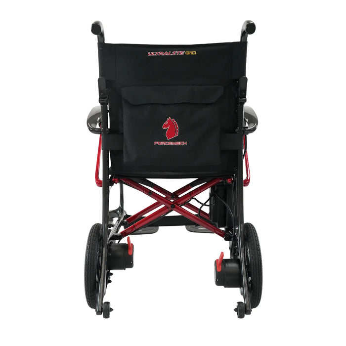 Forcemech Ultralite G10 Lightweight Folding Power Wheelchair 25lbs Back