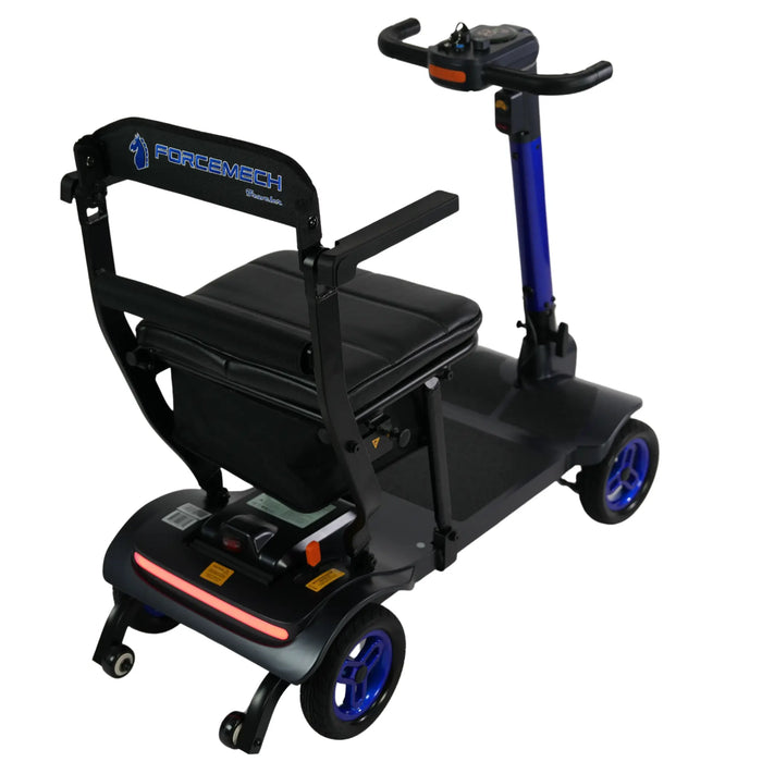 Forcemech Traveler Lightweight Folding Mobility Scooter - Back View