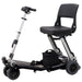 FreeRider Luggie Classic 2 Folding Mobility Scooter in Mettalic Gray Color