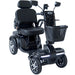 Gladiator 4 Wheel Heavy Duty Mobility Scooter by Discover Your Mobility - Black Front