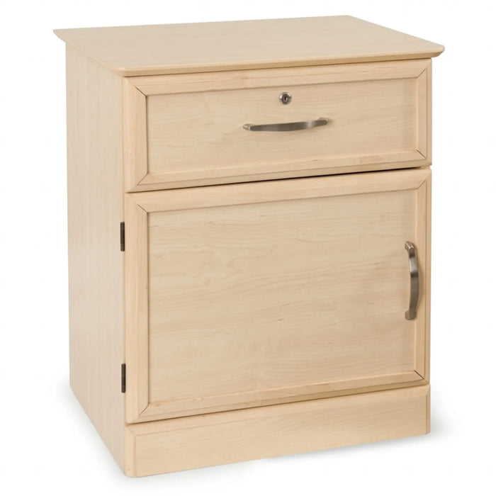 Hamilton 1 Drawer Nightstand For Assisted Living in maple finish