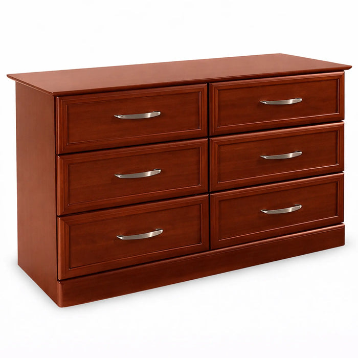 Medacure Hamilton 6 Drawer Dresser in Cherry finish