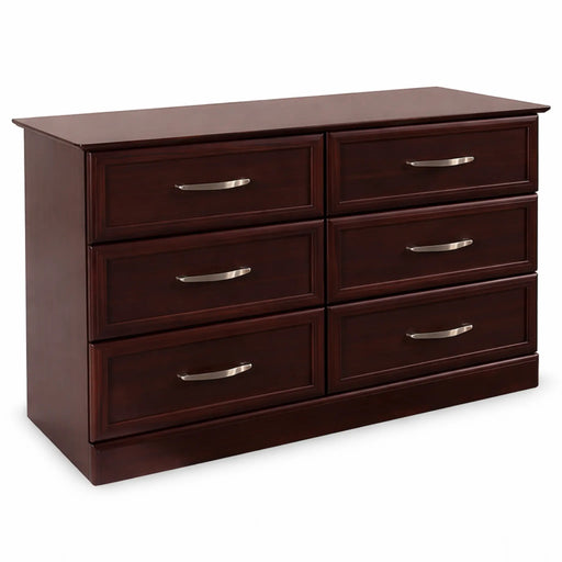 Medacure Hamilton 6 Drawer Dresser in mahogany finish