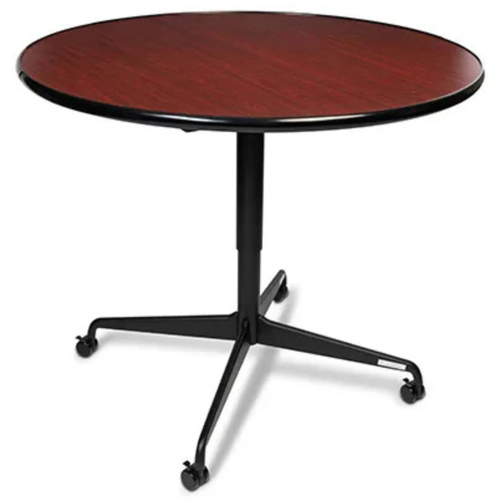 Hamilton Tilt Top Senior Living Dining Table Round Shape in Mahogany finish