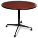 Hamilton Tilt Top Senior Living Dining Table Round Shape in Mahogany finish