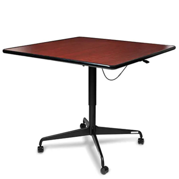 Hamilton Tilt Top Senior Living Dining Table Square Shape in Mahogany finish
