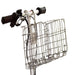 This basket can be easily removed from the handlebar and folds down flat when not in use. It