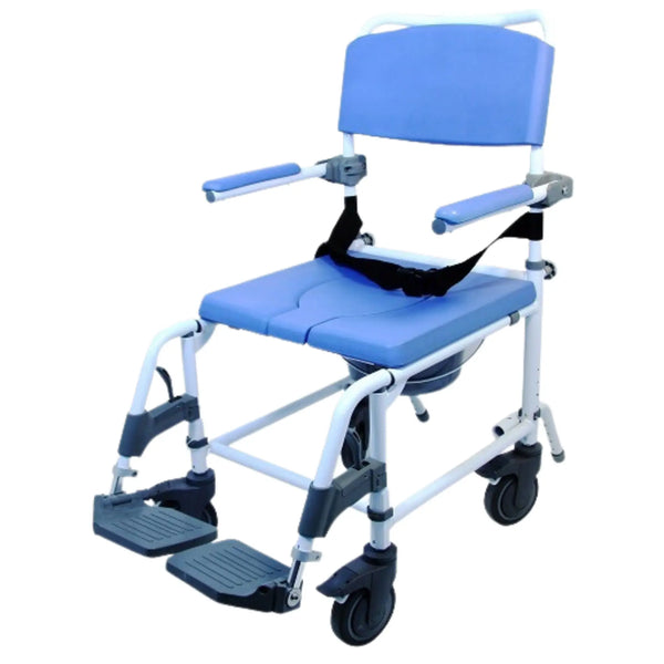 専用lemon chair ⭐️様エトロ　ブルーペーズリー　膝丈ミディドレス　46 Healthline EZ Life 186 22″ Wide Seat Aluminum Shower Commode Chair (No