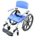 Healthline EZ Life 150 15" Aluminum Shower Commode Chair (Non-Tilt) 22" Wheels
