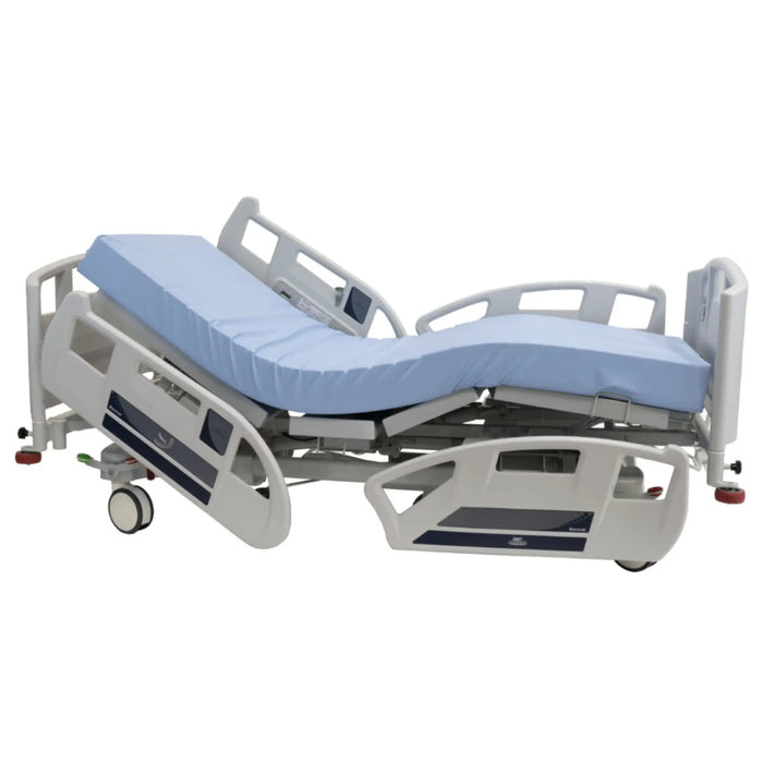 Guess 402 Adjustable Hospital Bed – 4-Motor Electric Control, Trendelenburg, and 551 lbs Capacity by Human Care with Mattress