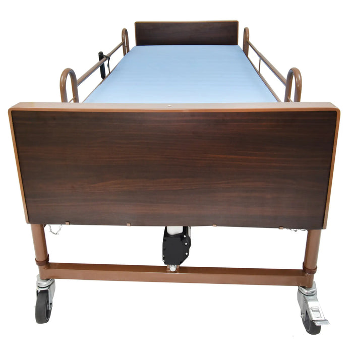 Guess 4001 Electric Hospital Bed for Home – Quiet, Stable Flatform, 507lbs Capacity by Human Care Foot or Headboard