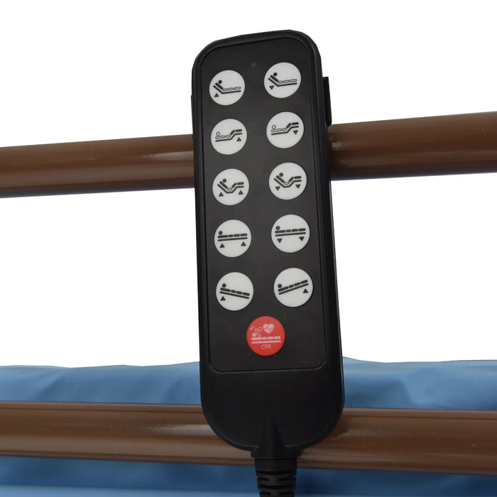 Guess 4001 Electric Hospital Bed for Home – Quiet, Stable Flatform, 507lbs Capacity by Human Care Remote Control or Bed Pendant