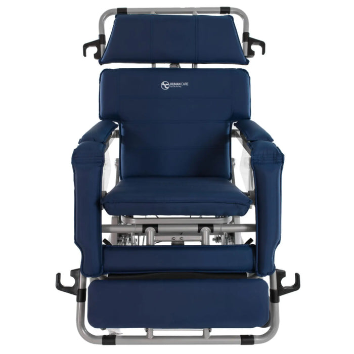 Human Care I-400 Barton Bariatric Convertible Transfer Chair - 400 lbs Capacity