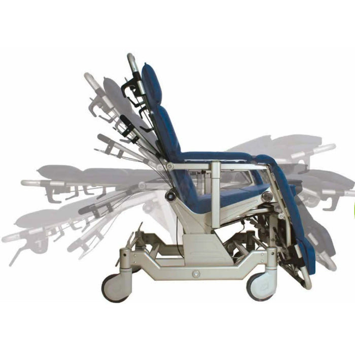 Human Care I-400 Barton Bariatric Convertible Transfer Chair - 400 lbs Capacity