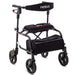 Human Care NeXus 3 Rollator – Innovative Cross-Folding Design - Black