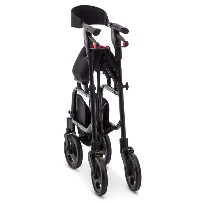Human Care NeXus 3 Rollator – Innovative Cross-Folding Design - Black Fold