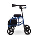 Human Care NeXus 3 Rollator – Innovative Cross-Folding Design - Blue Side